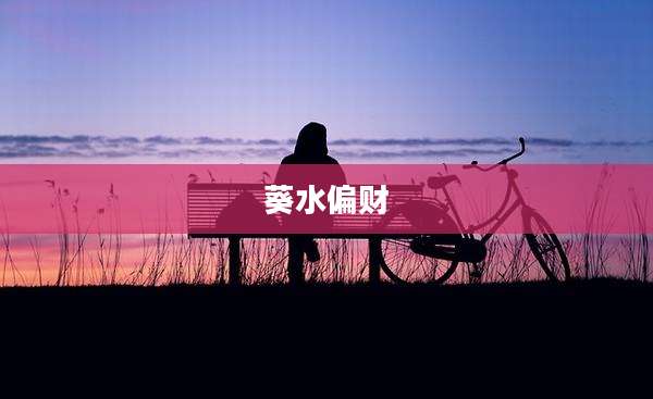 葵水偏财