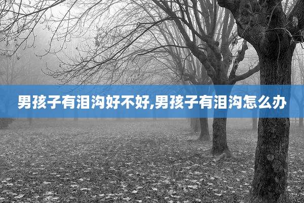 男孩子有泪沟好不好,男孩子有泪沟怎么办