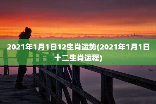 2021年1月1日12生肖运势(2021年1月1日十二生肖运程)