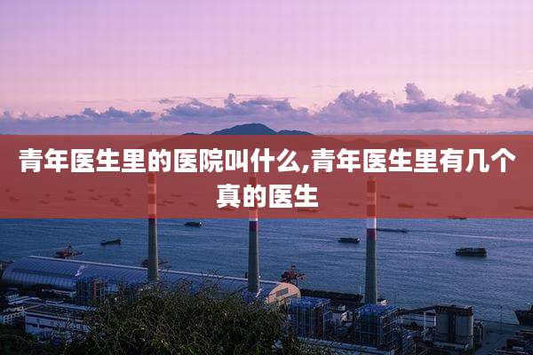 青年医生里的医院叫什么,青年医生里有几个真的医生