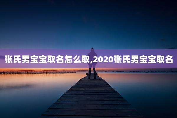 张氏男宝宝取名怎么取,2020张氏男宝宝取名