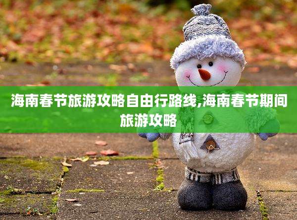 海南春节旅游攻略自由行路线,海南春节期间旅游攻略