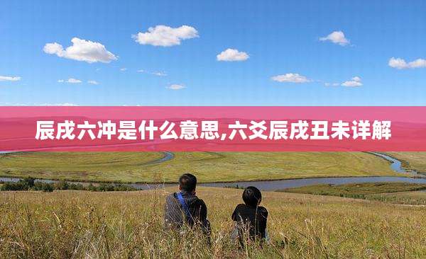 辰戌六冲是什么意思,六爻辰戌丑未详解