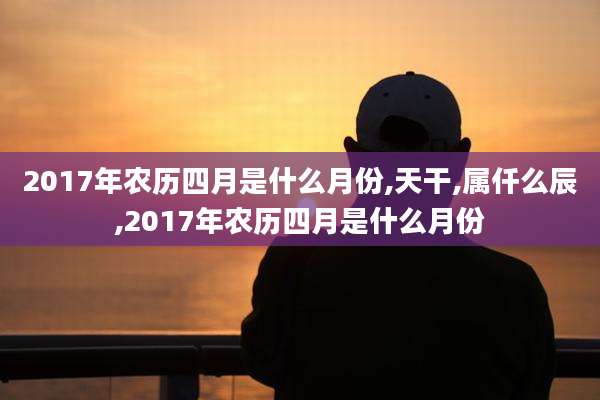 2017年农历四月是什么月份,天干,属仟么辰,2017年农历四月是什么月份
