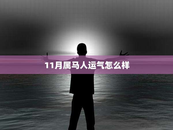 11月属马人运气怎么样