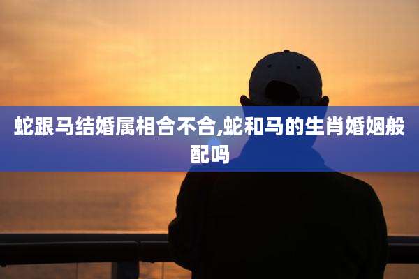 蛇跟马结婚属相合不合,蛇和马的生肖婚姻般配吗