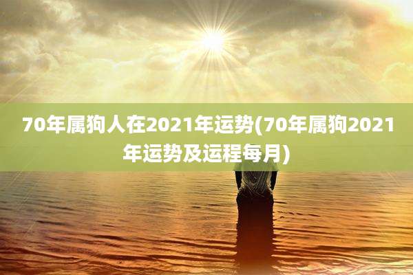 70年属狗人在2021年运势(70年属狗2021年运势及运程每月)