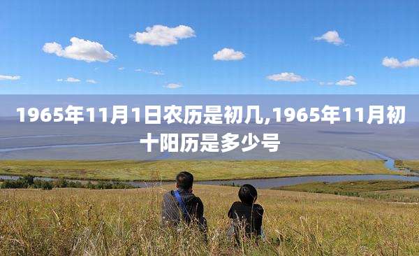 1965年11月1日农历是初几,1965年11月初十阳历是多少号