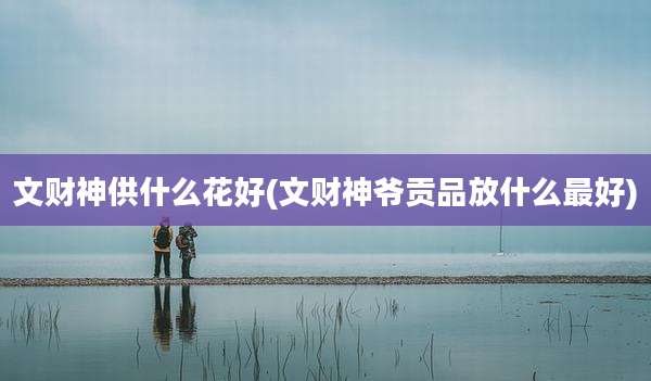 文财神供什么花好(文财神爷贡品放什么最好)