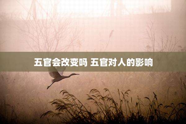 五官会改变吗 五官对人的影响