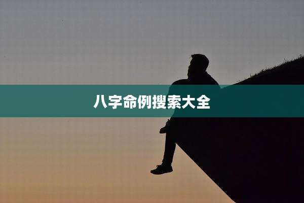 八字命例搜索大全