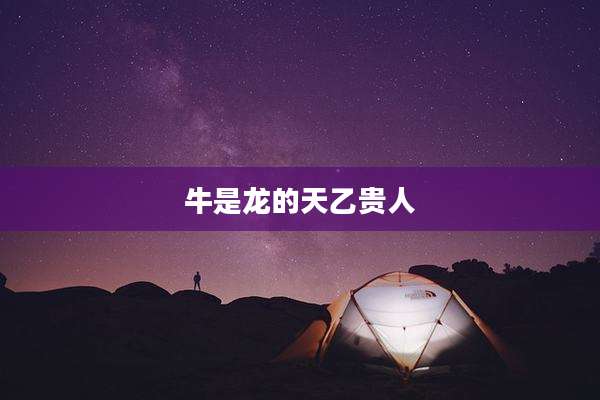 牛是龙的天乙贵人