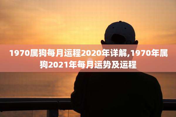 1970属狗每月运程2020年详解,1970年属狗2021年每月运势及运程