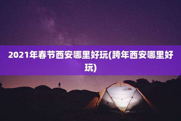 2021年春节西安哪里好玩(跨年西安哪里好玩)