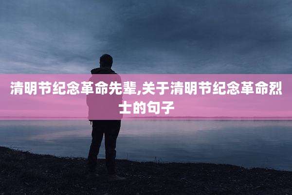 清明节纪念革命先辈,关于清明节纪念革命烈士的句子