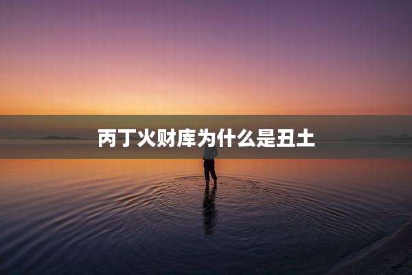 丙丁火财库为什么是丑土
