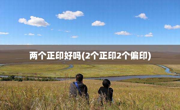 两个正印好吗(2个正印2个偏印)