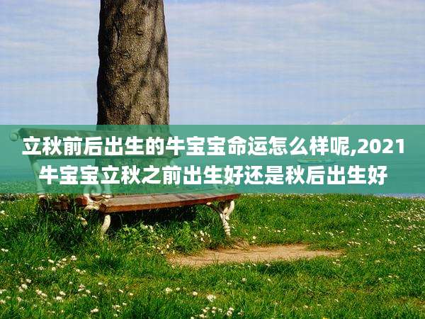 立秋前后出生的牛宝宝命运怎么样呢,2021牛宝宝立秋之前出生好还是秋后出生好