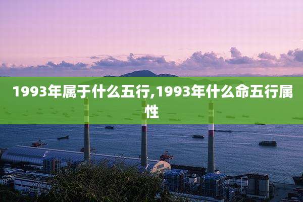 1993年属于什么五行,1993年什么命五行属性