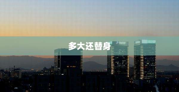 多大还替身