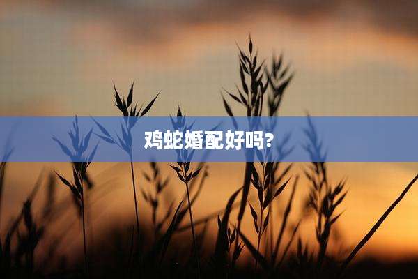 鸡蛇婚配好吗?