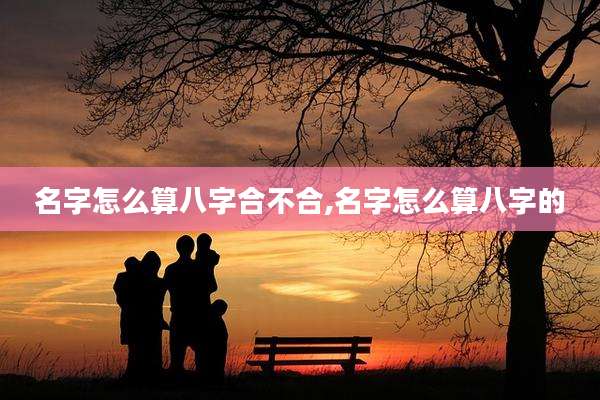 名字怎么算八字合不合,名字怎么算八字的