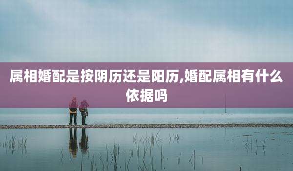 属相婚配是按阴历还是阳历,婚配属相有什么依据吗