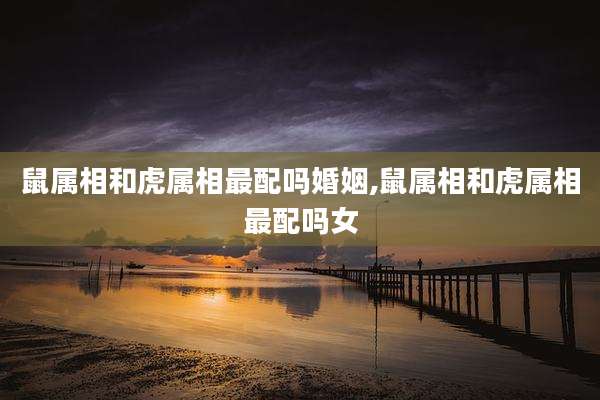 鼠属相和虎属相最配吗婚姻,鼠属相和虎属相最配吗女