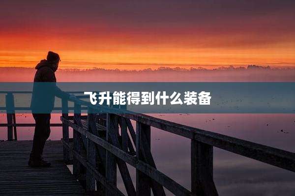 飞升能得到什么装备
