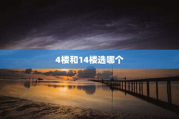 4楼和14楼选哪个