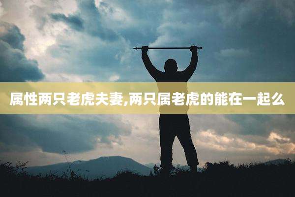 属性两只老虎夫妻,两只属老虎的能在一起么