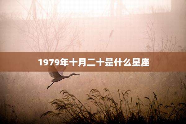 1979年十月二十是什么星座