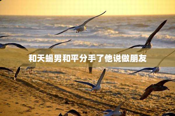 和天蝎男和平分手了他说做朋友
