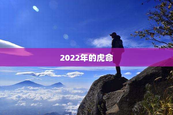 2022年的虎命