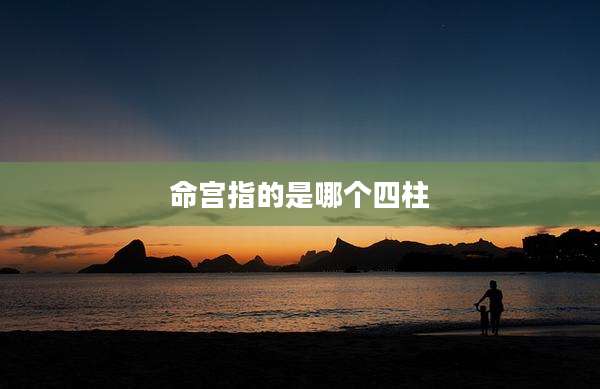 命宫指的是哪个四柱