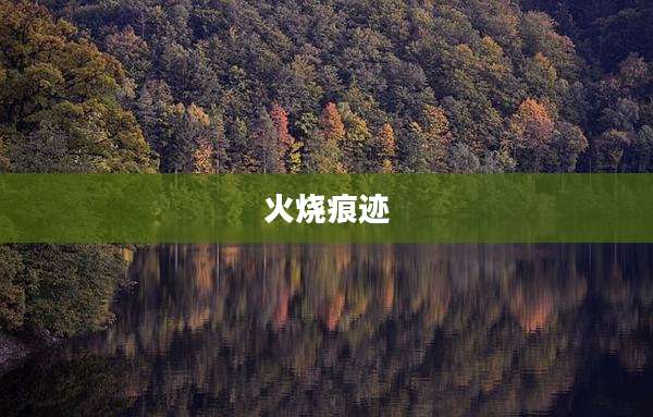 火烧痕迹