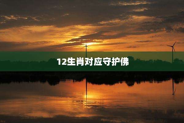 12生肖对应守护佛