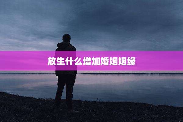 放生什么增加婚姻姻缘