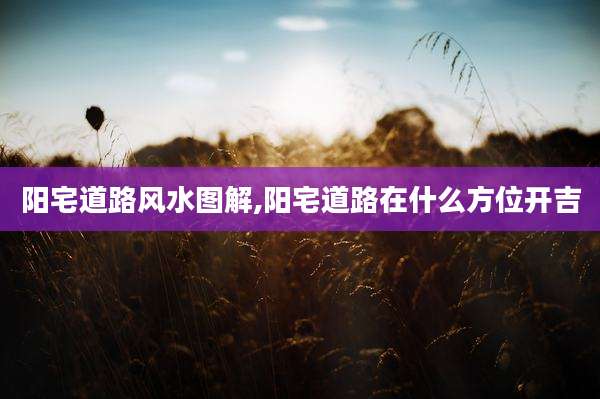 阳宅道路风水图解,阳宅道路在什么方位开吉