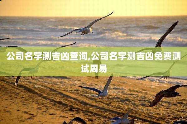 公司名字测吉凶查询,公司名字测吉凶免费测试周易