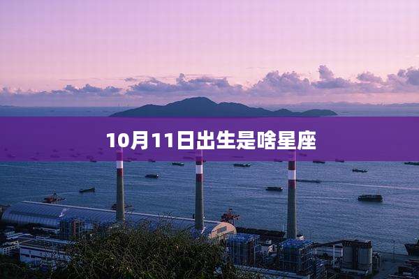 10月11日出生是啥星座