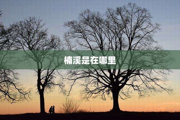 楠溪是在哪里