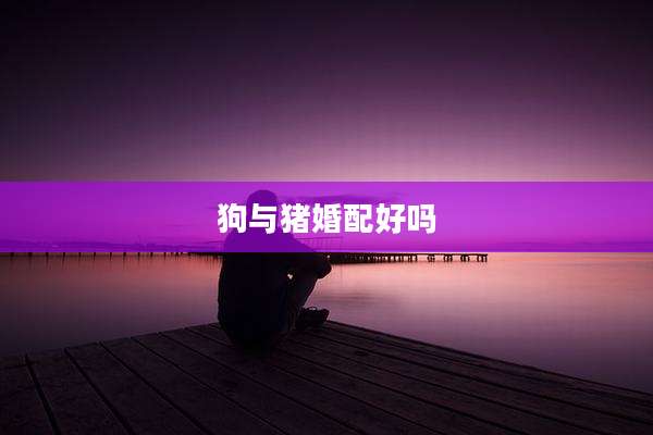 狗与猪婚配好吗