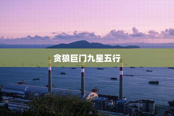 贪狼巨门九星五行