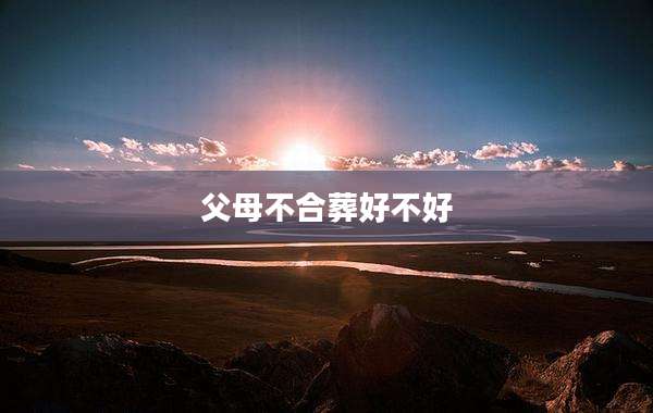 父母不合葬好不好