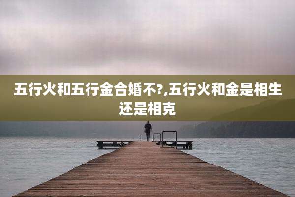 五行火和五行金合婚不?,五行火和金是相生还是相克