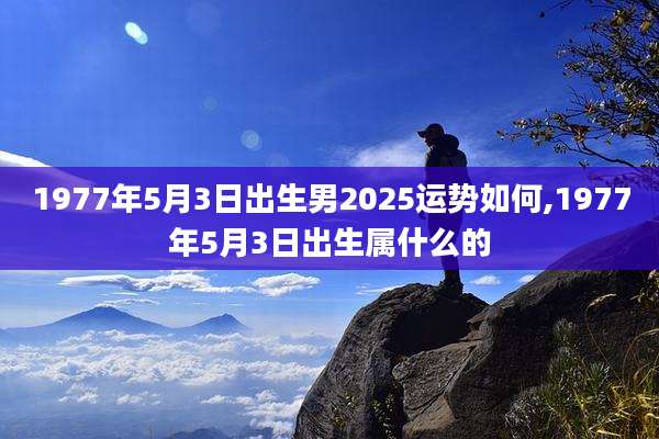 1977年5月3日出生男2025运势如何,1977年5月3日出生属什么的