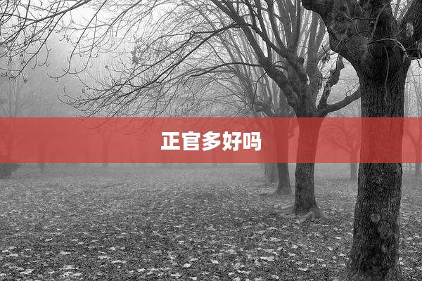 正官多好吗