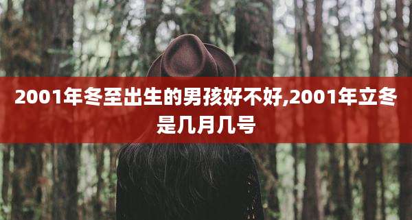 2001年冬至出生的男孩好不好,2001年立冬是几月几号
