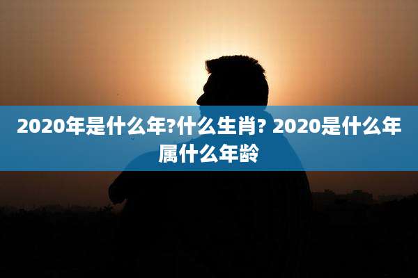 2020年是什么年?什么生肖? 2020是什么年属什么年龄